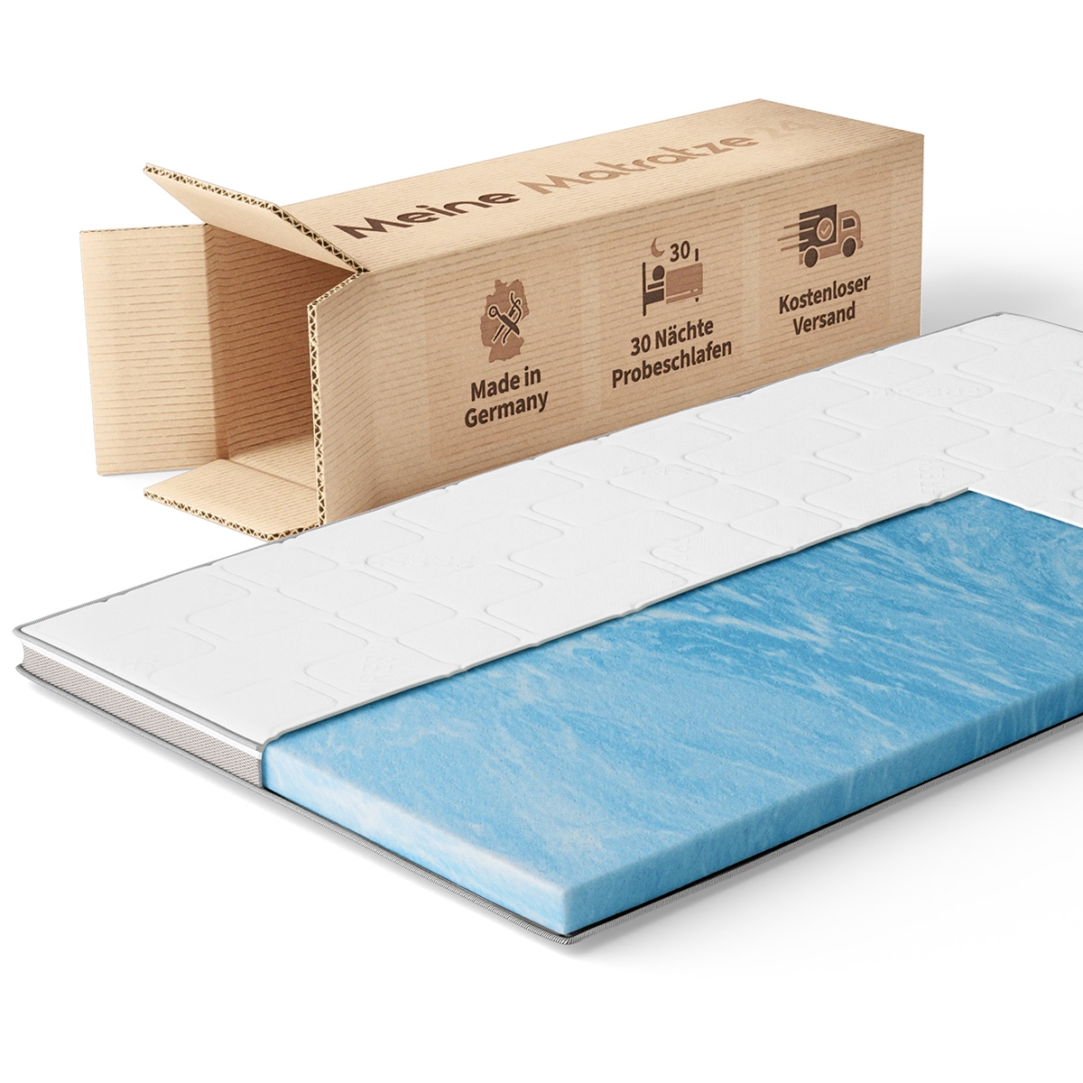 Blauer Gelschaum von GELAX Gelschaumtopper